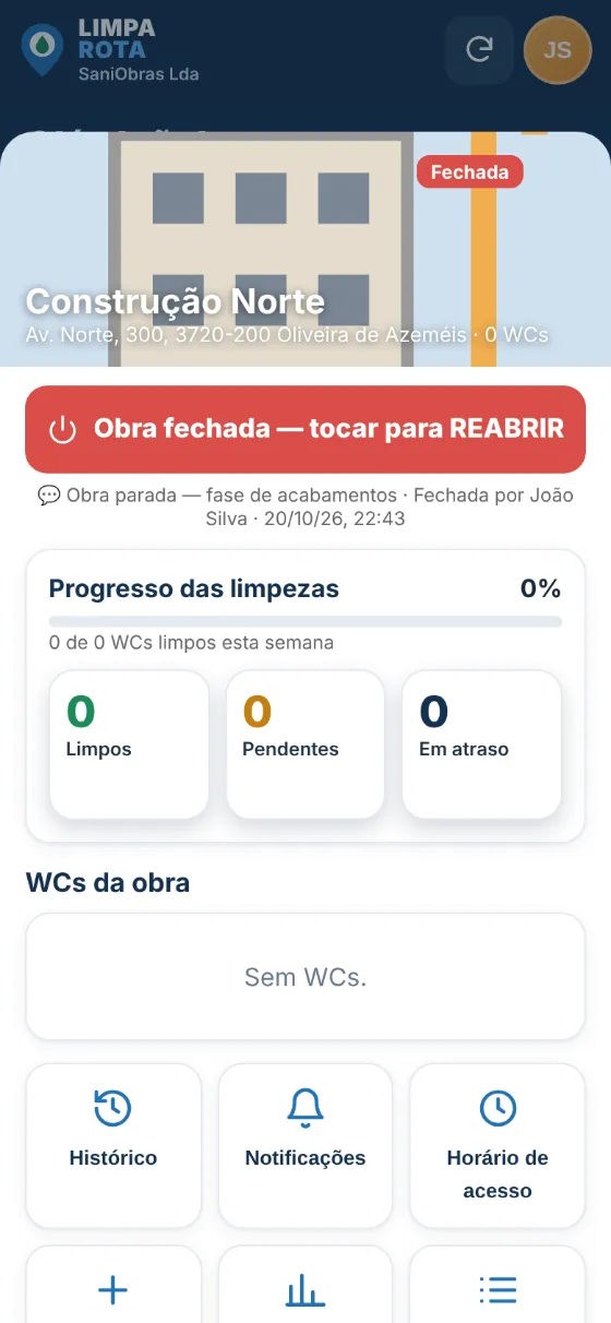 Detalhe da obra